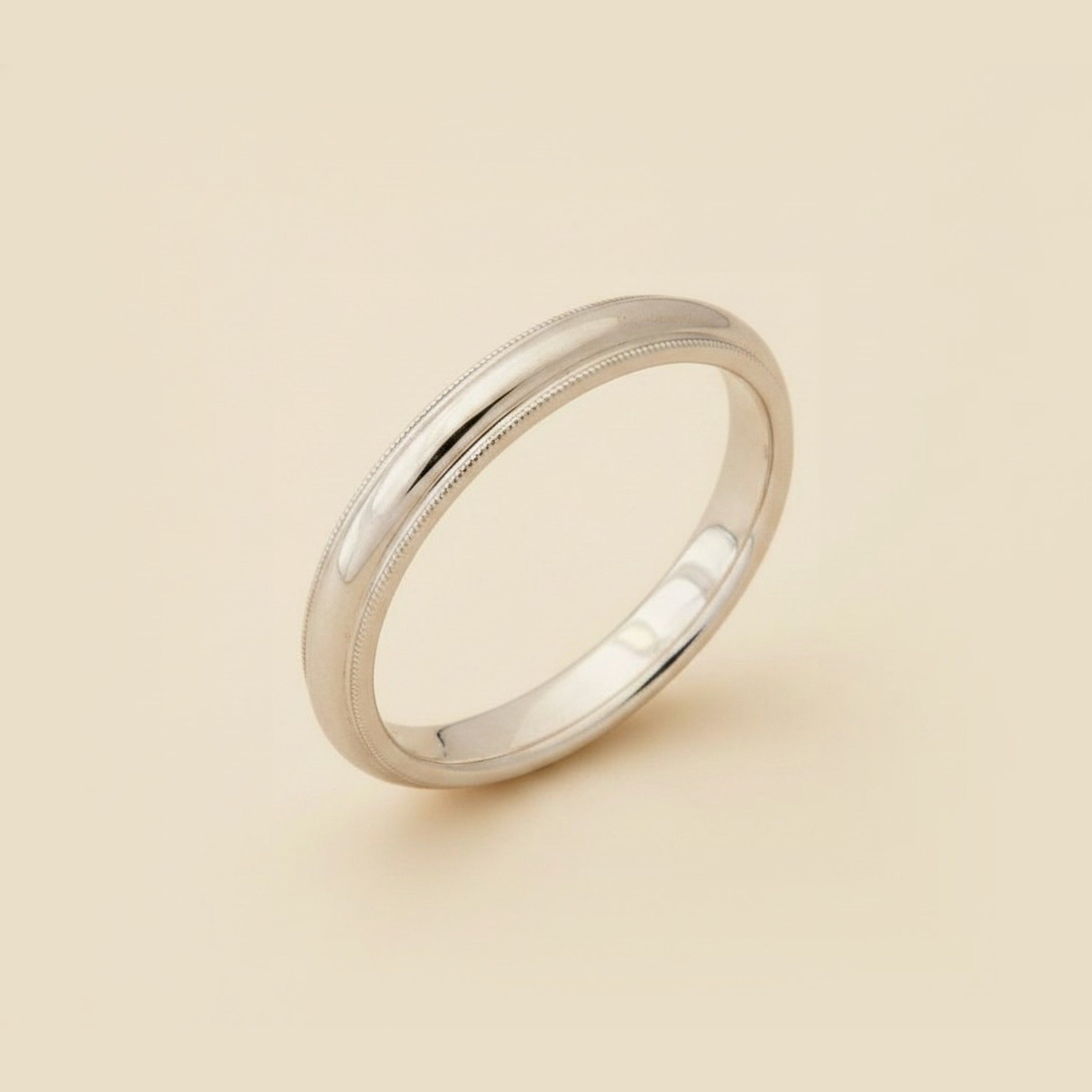 Mens Platinum Wedding Band
