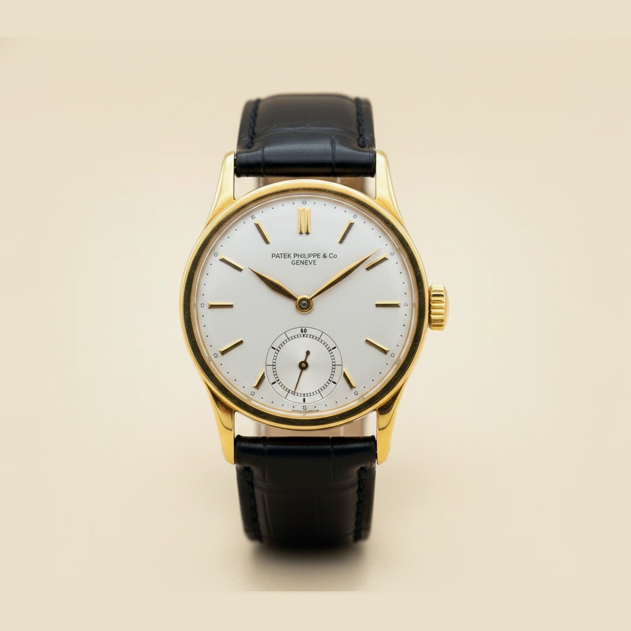 Patek Philippe 18k Yellow Gold Calatrava Manual Wind Watch
