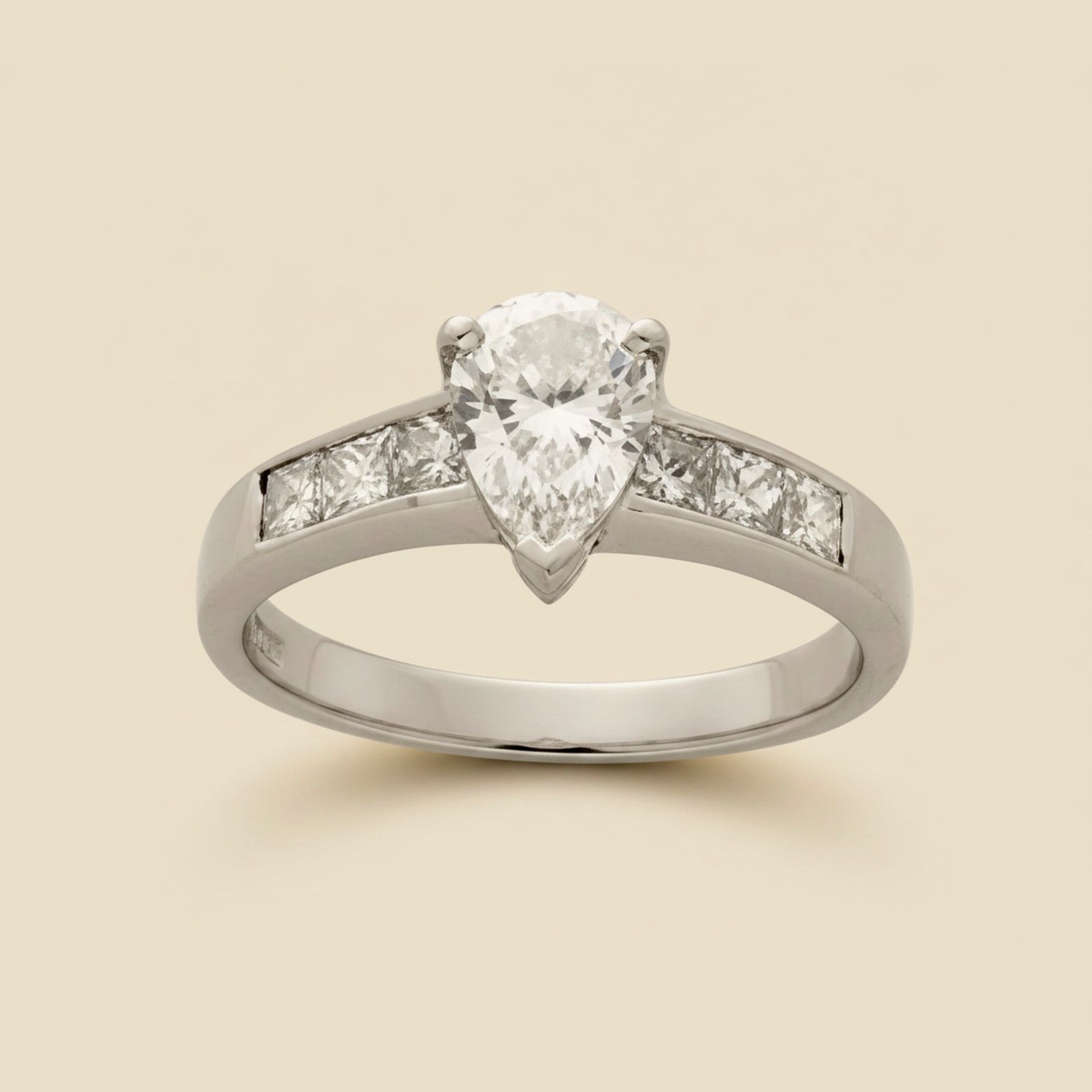 Pear Shape Diamond .86ct.