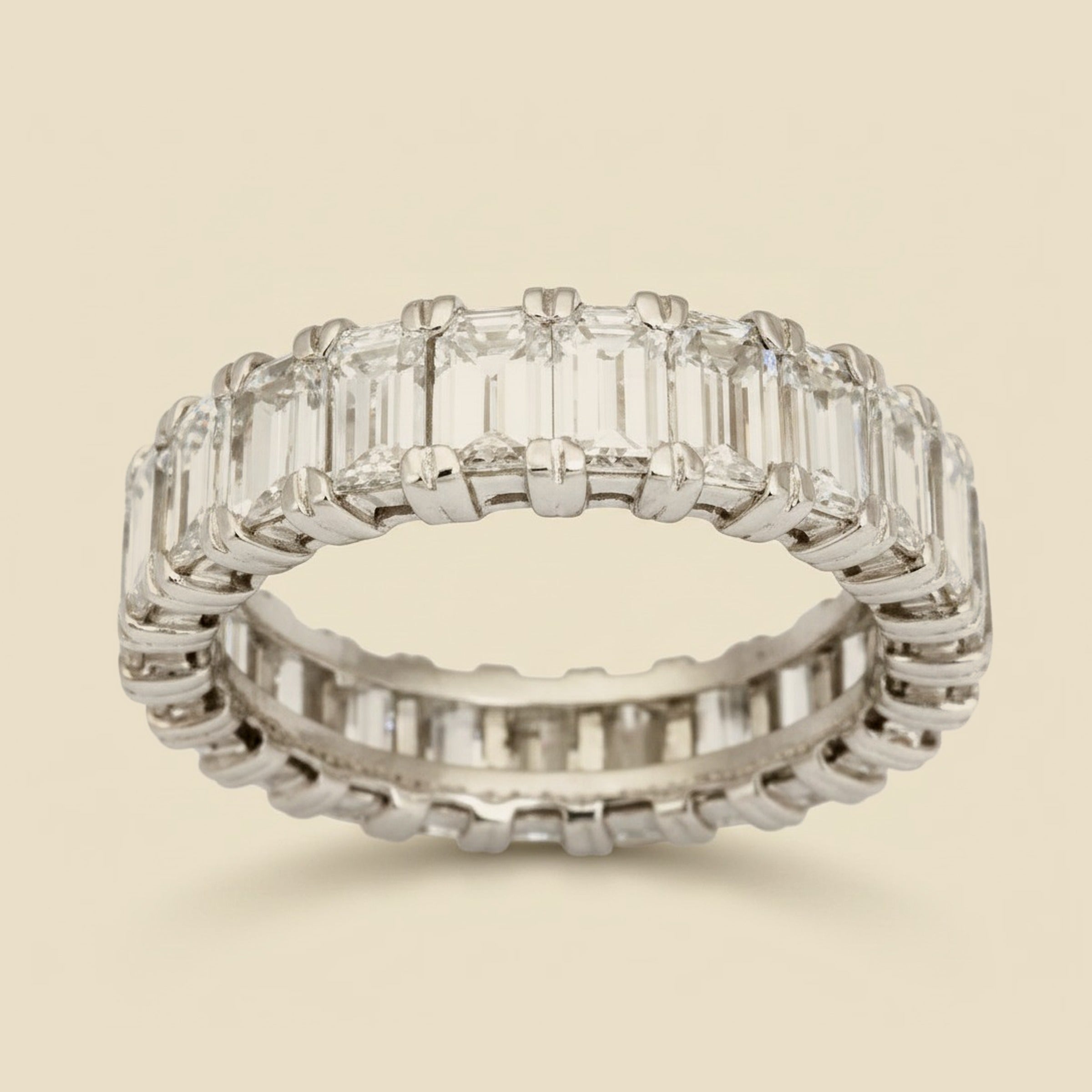 Platinum Diamond Eternity Band – Empire Diamond