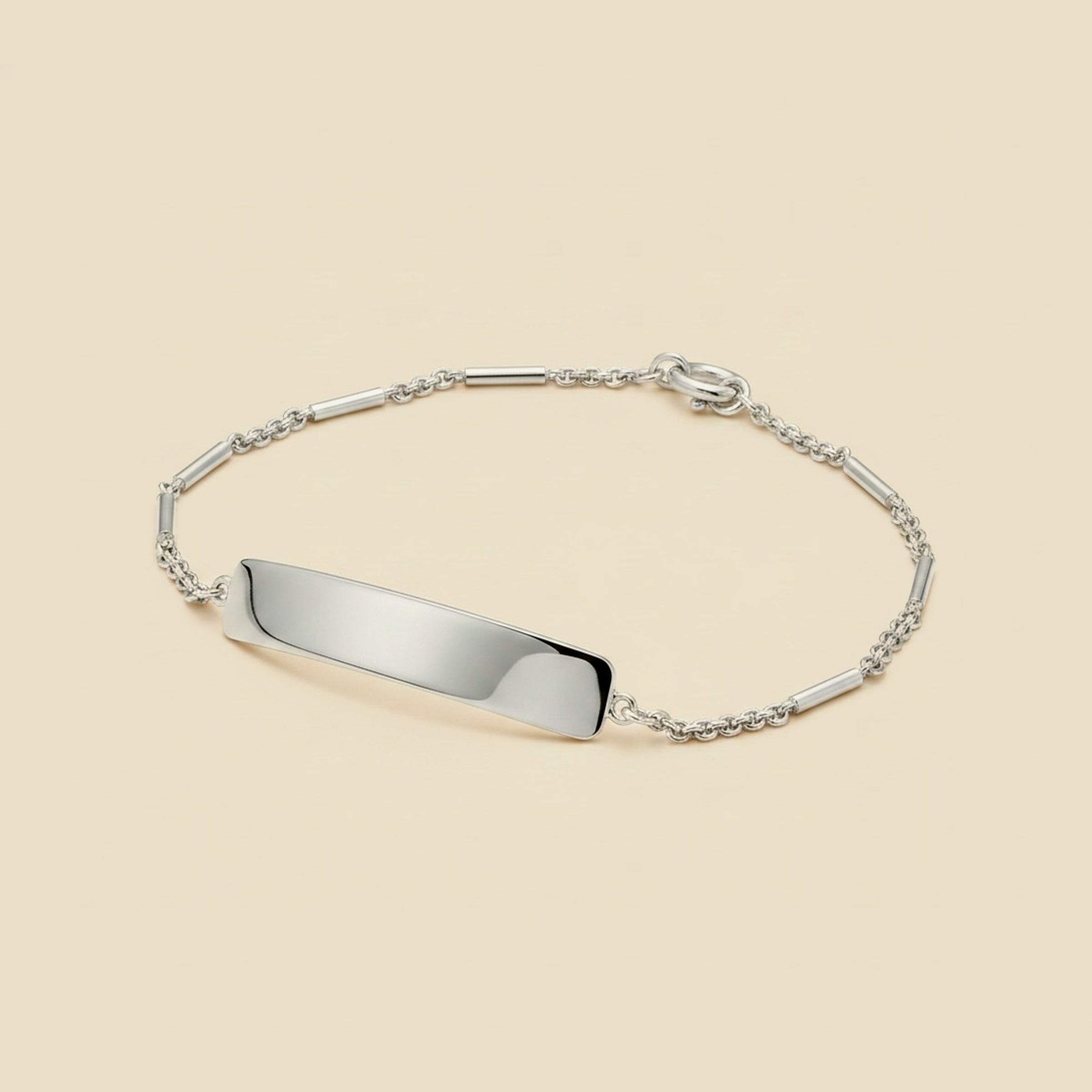 Platinum ID Bracelet