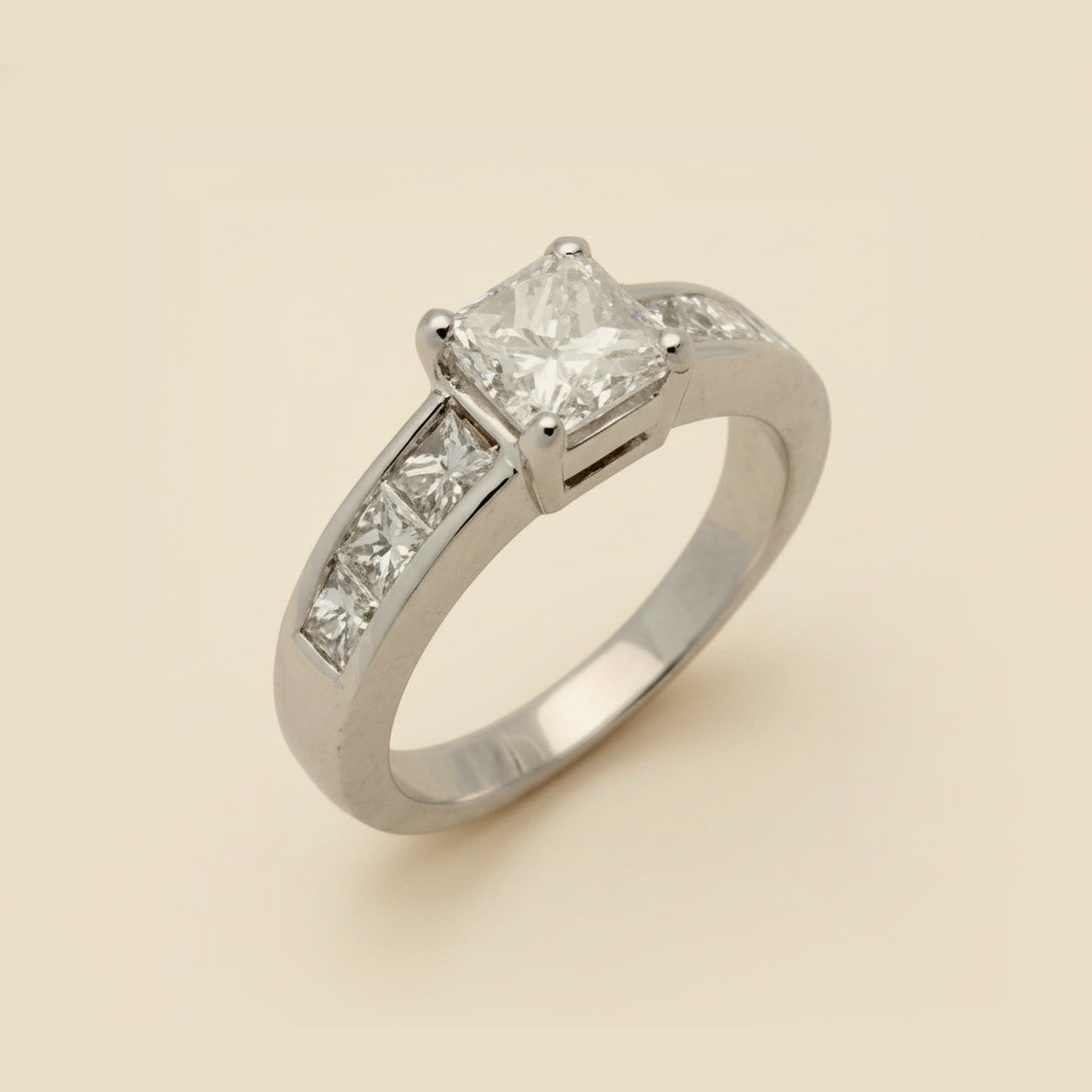 Princess Cut Diamond .96ct.