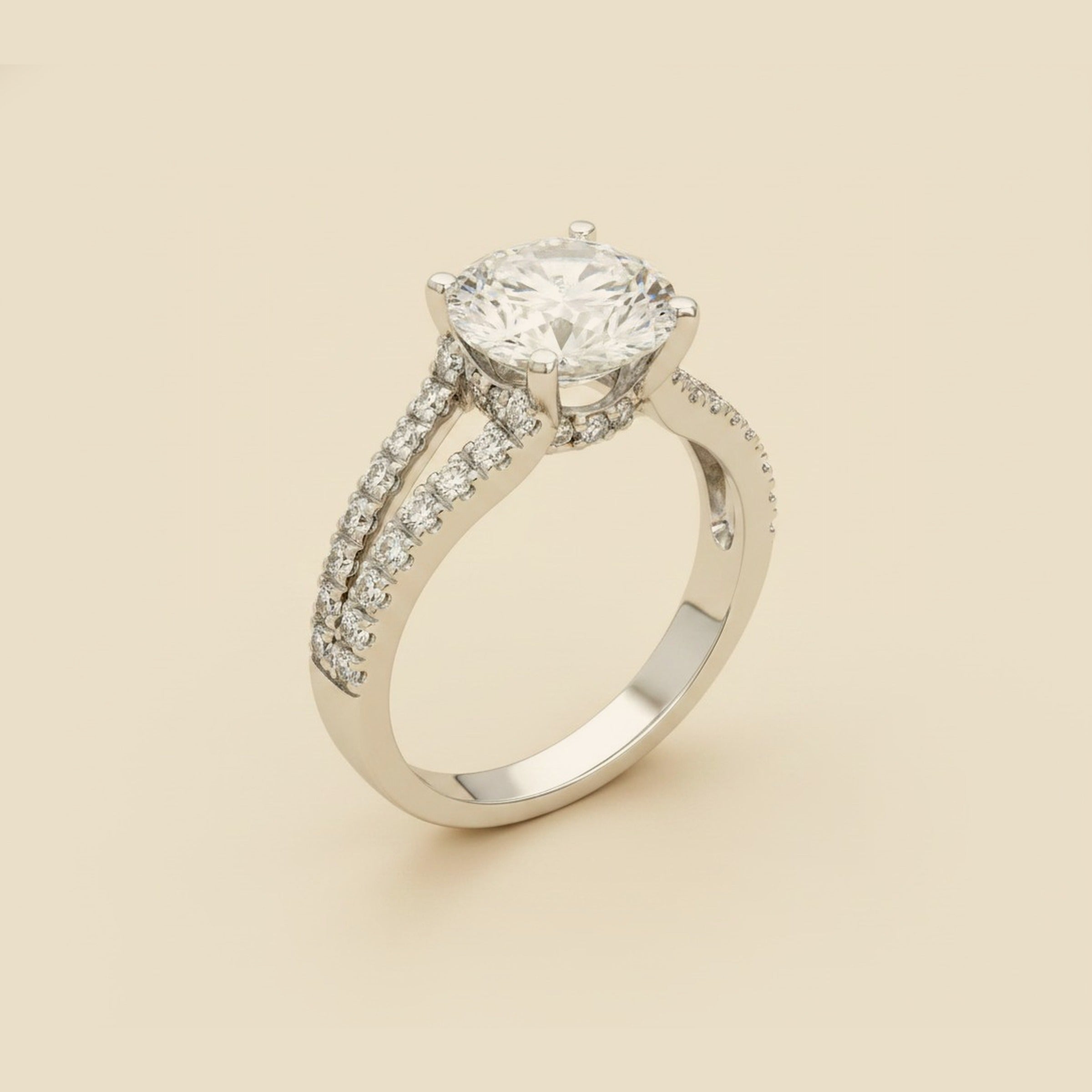 Round Brilliant Diamond 2.03cts.