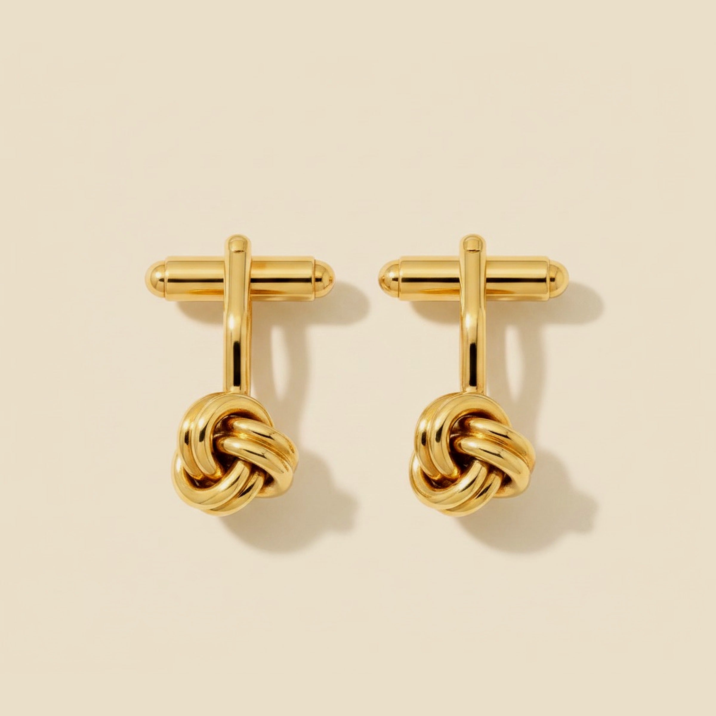 Tiffany & Co. 18k Yellow Gold Knot Cufflinks