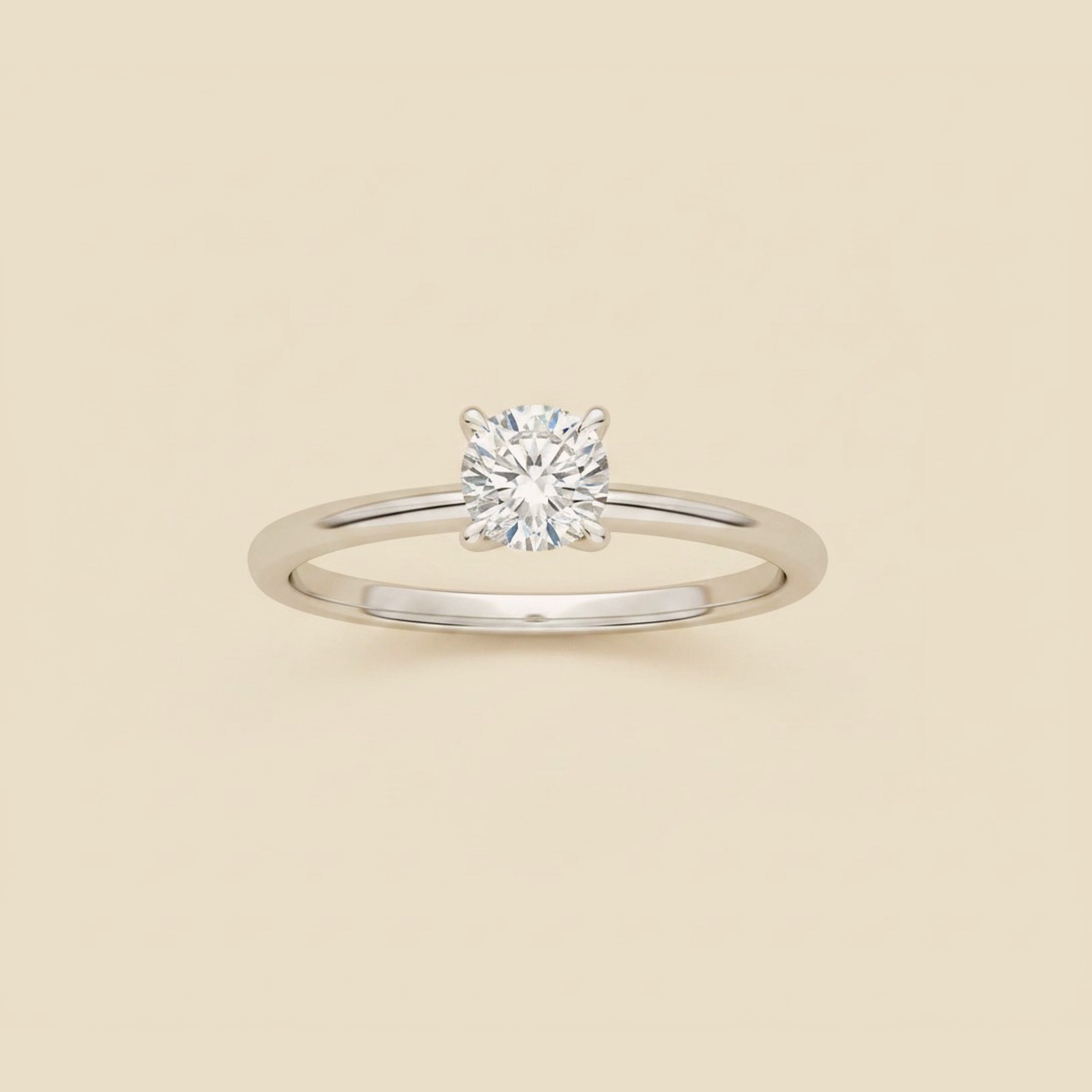 Tiffany & Co. .950 Platinum Diamond Engagement Ring