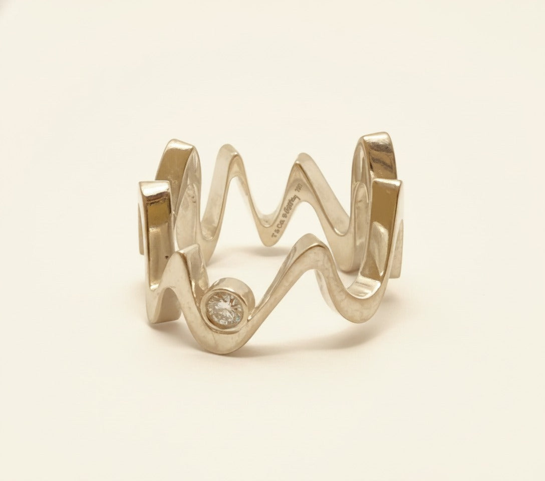 Tiffany & Co., Frank Gehry White Gold "Equus" Design – Empire Diamond