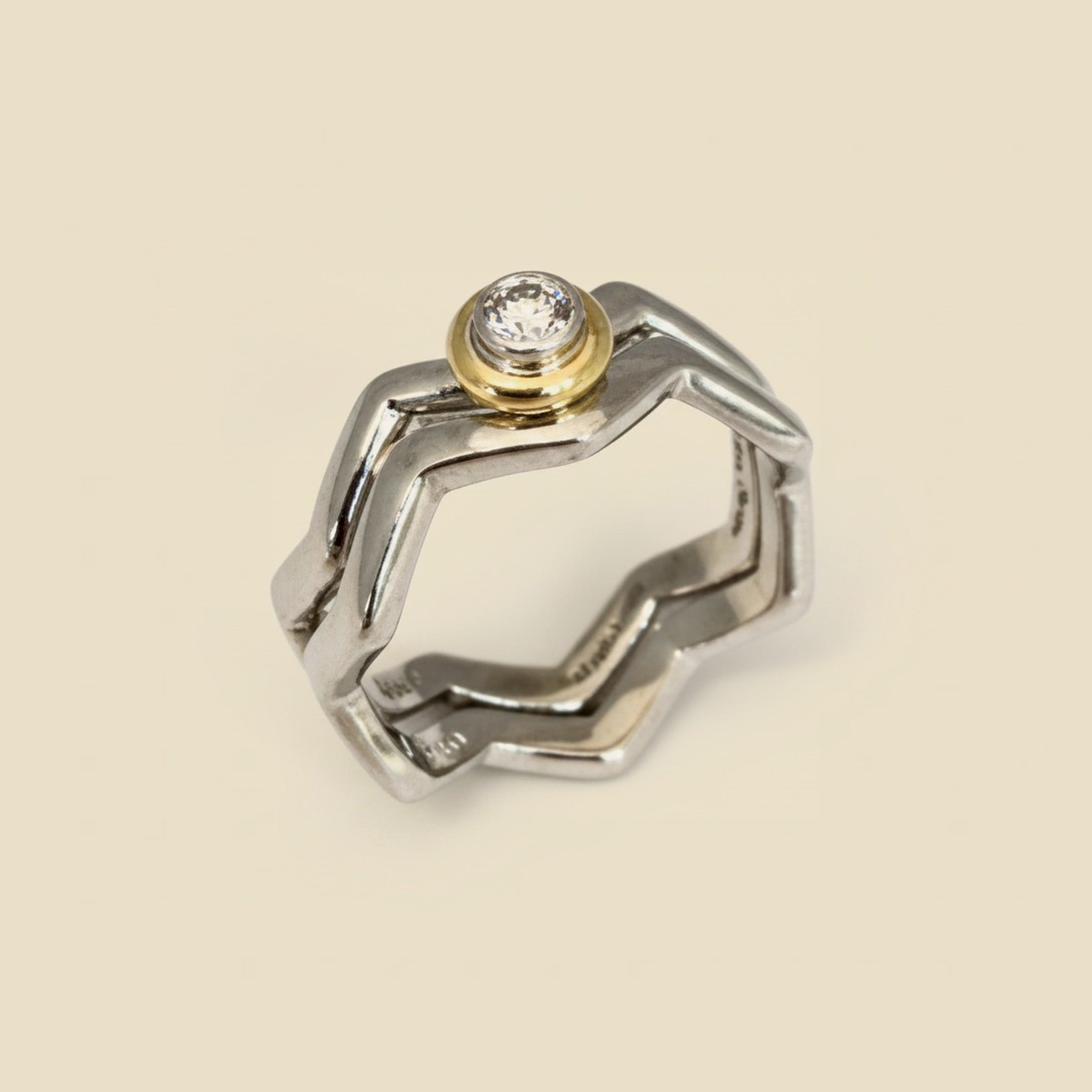 Tiffany & Co. Paloma Picasso Platinum and Yellow Gold Diamond – Empire Diamond
