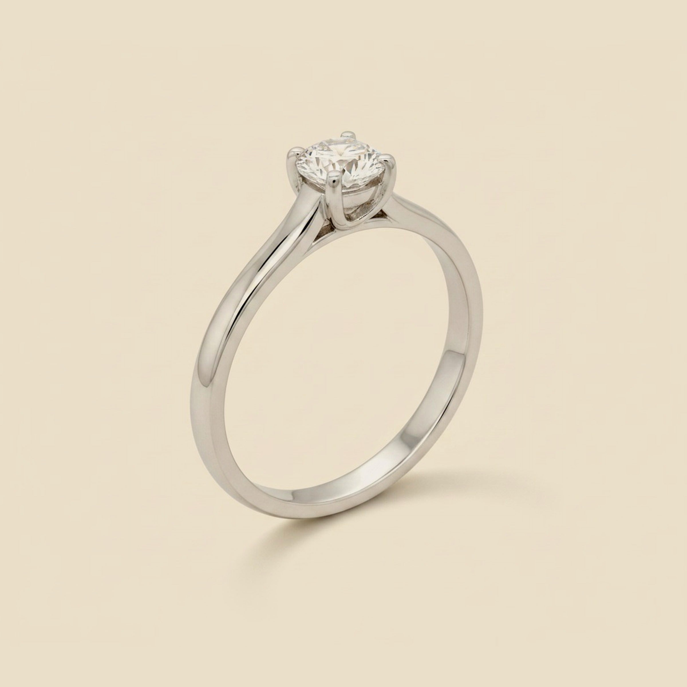 Tiffany & Co. Platinum Lucida Solitaire Engagement Ring
