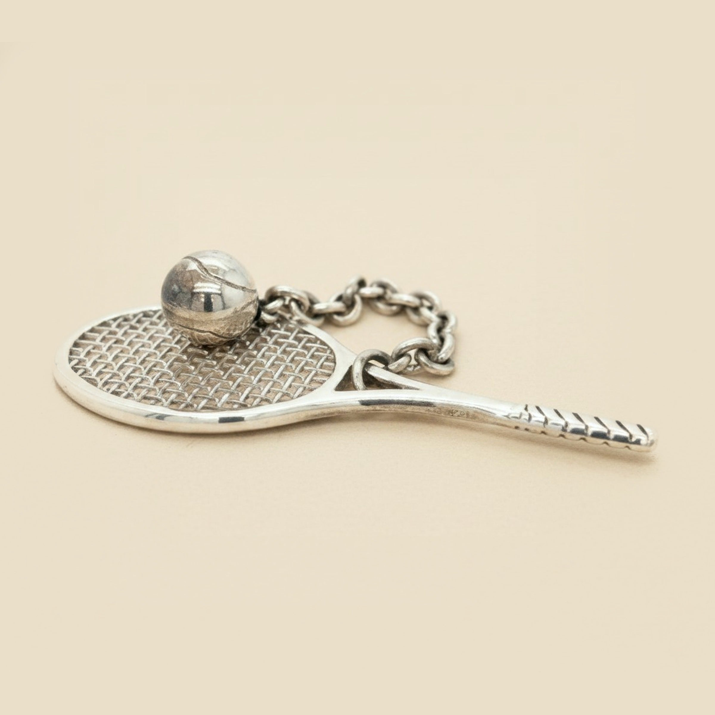 Tiffany & Co. Tennis Racquet and Ball Key Ring