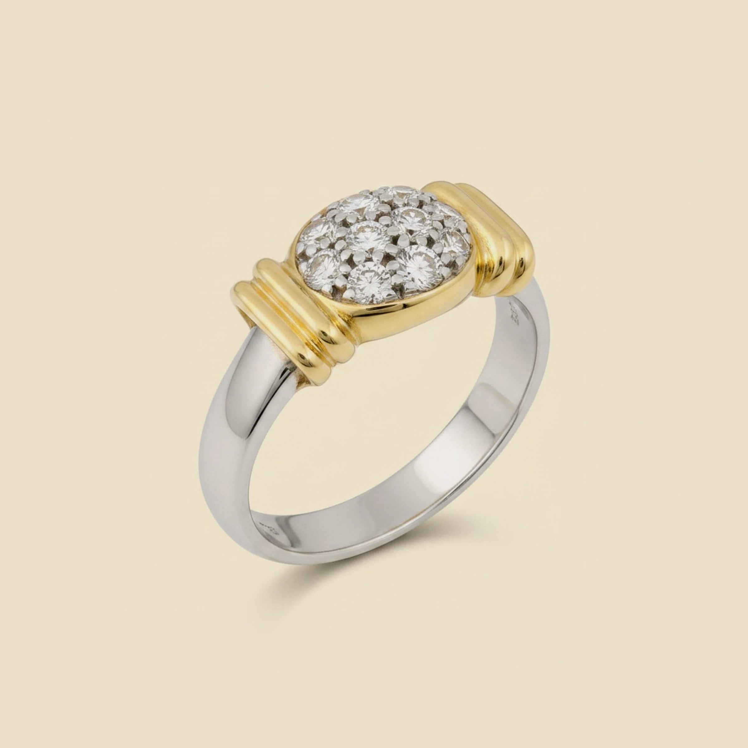 Two Tone Diamond Ring – Empire Diamond