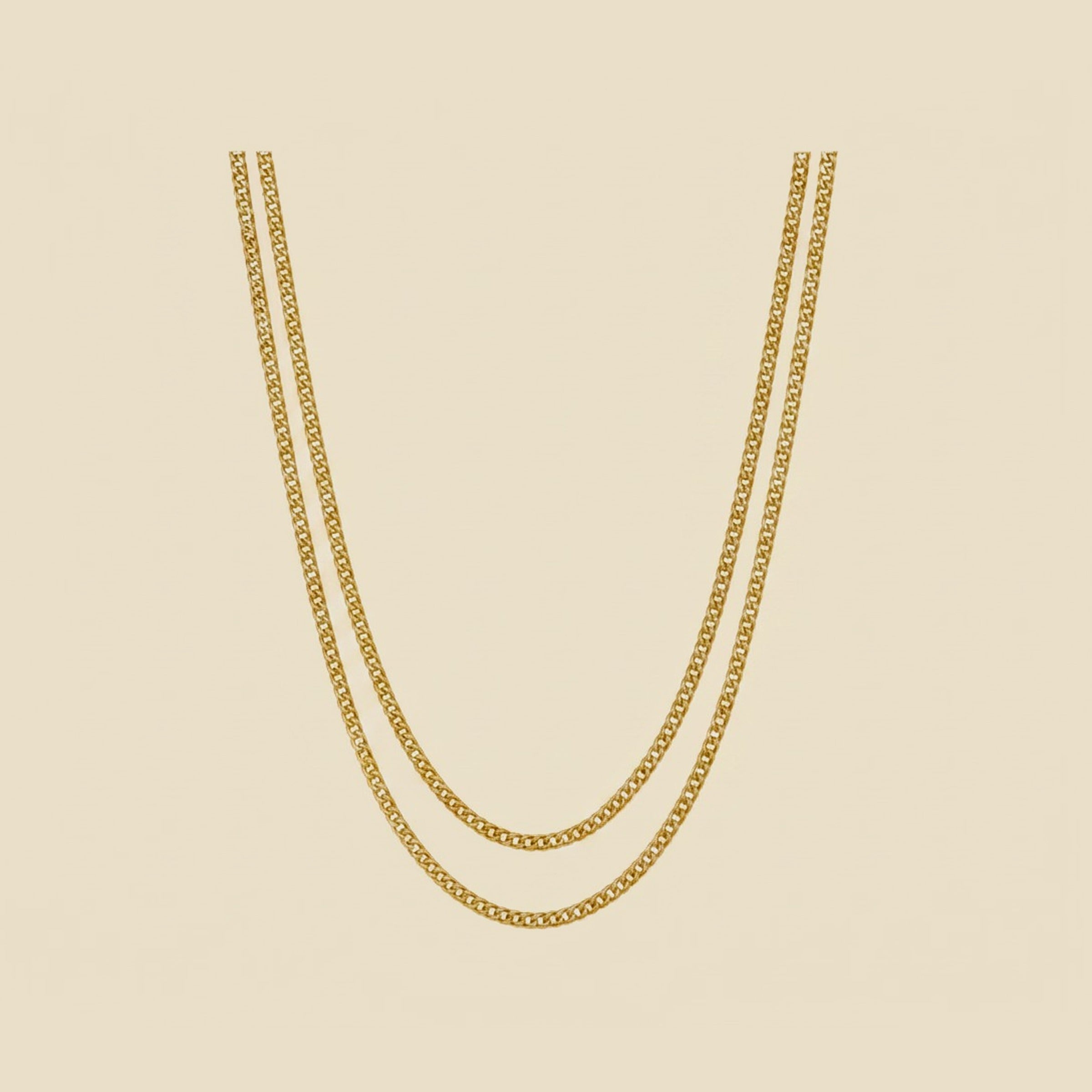 Victorian 9 Carat Curb Link Necklace