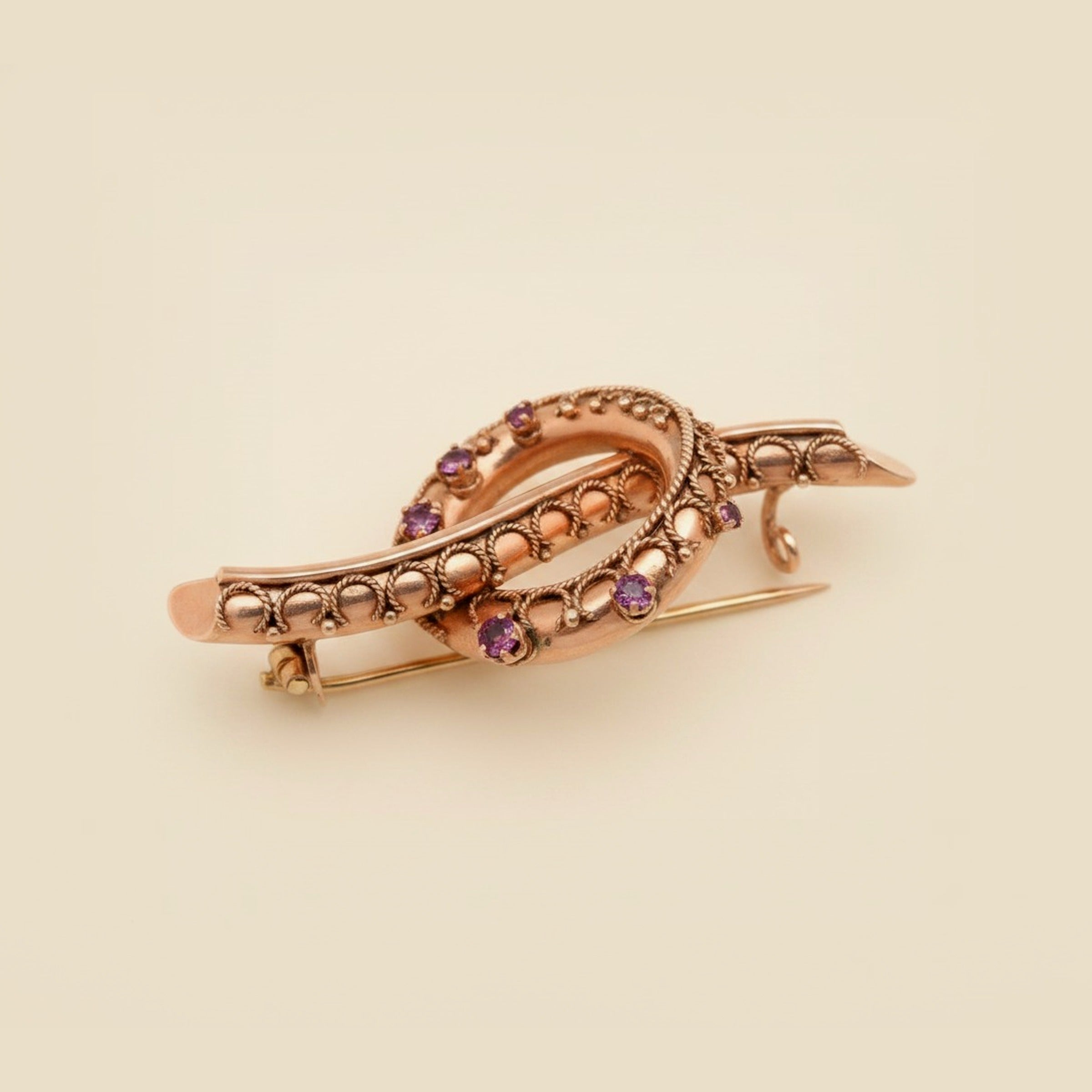 Victorian Rose Gold Ruby Brooch/Pin – Empire Diamond