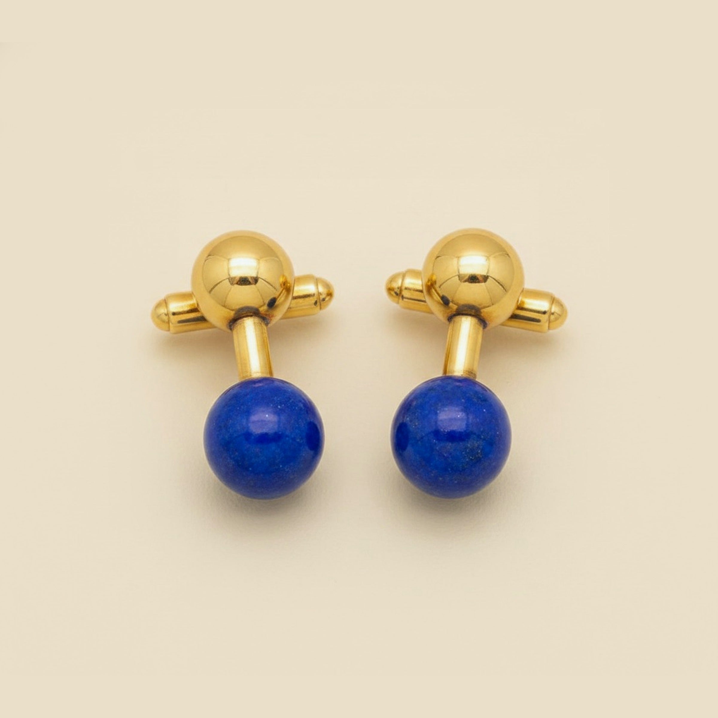 Vintage Tiffany & Co. Lapis Lazuli Barbell Cufflinks – Empire Diamond