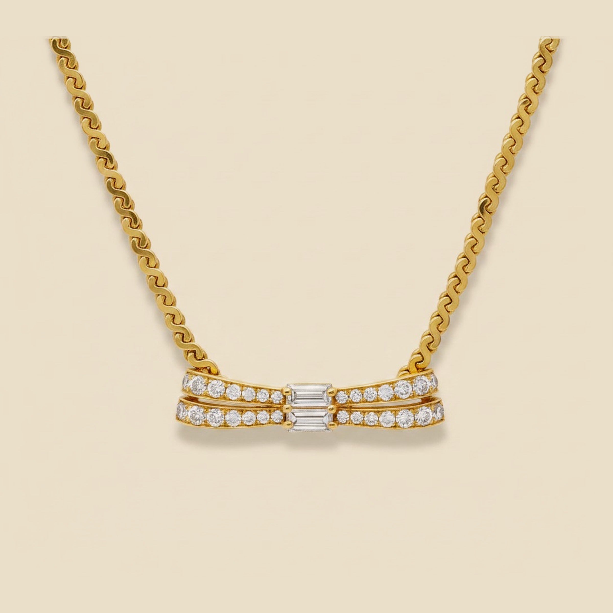 Vintage Van Cleef & Arpels Yellow Gold Choker Necklace – Empire Diamond