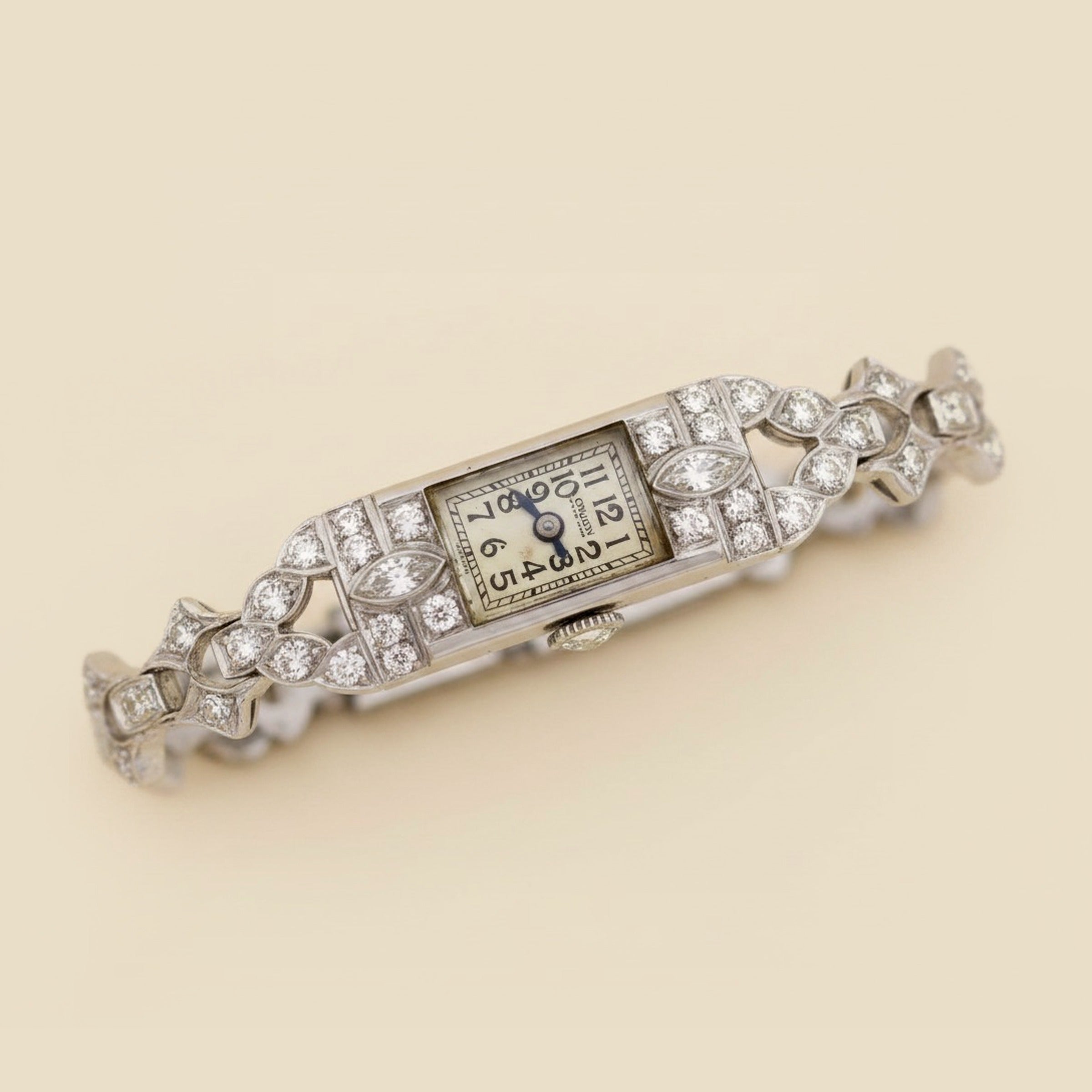 Waltham Art Deco Platinum & Diamond Wrist Watch – Empire Diamond