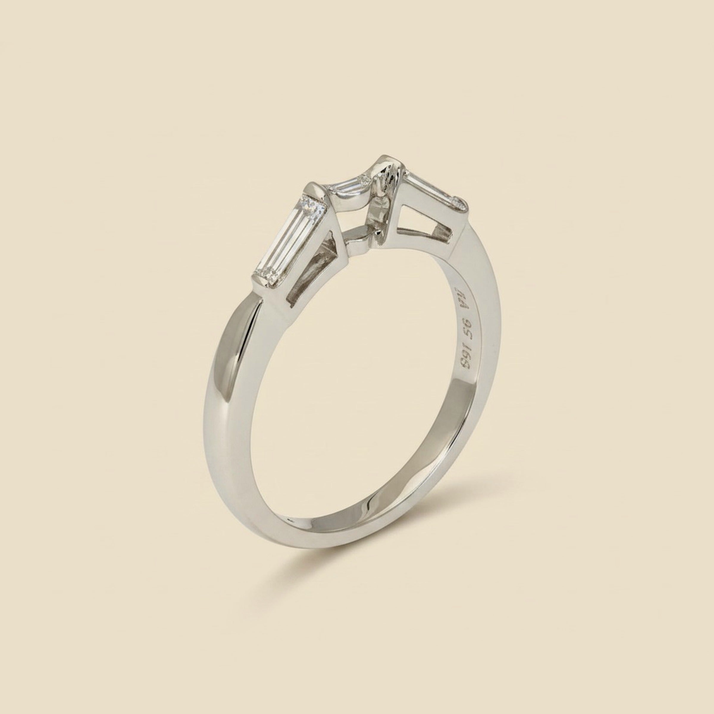 White Gold Fitted Diamond Wedding Band