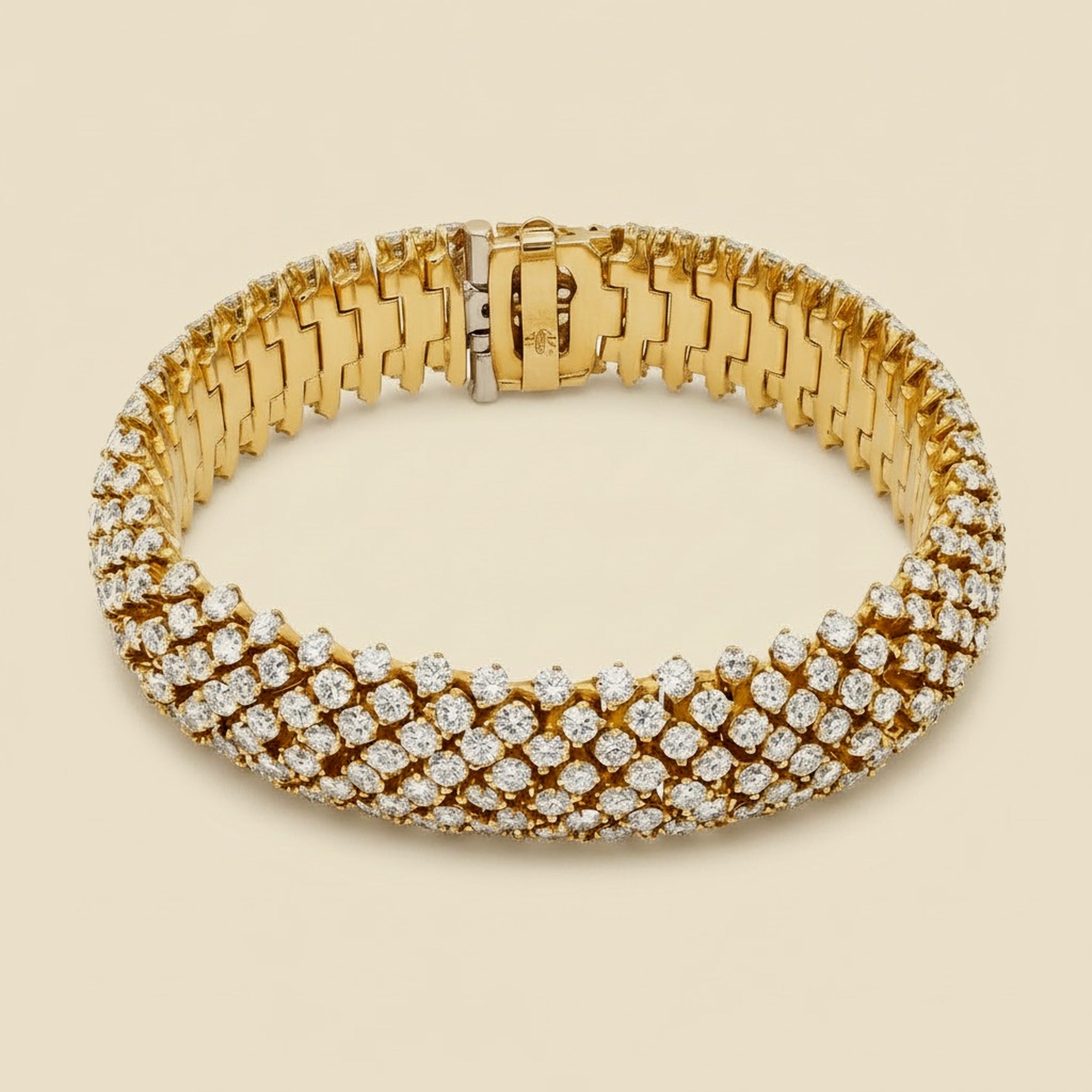 Yellow Gold Diamond Bracelet – Empire Diamond